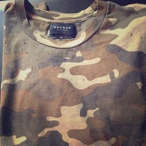 PacSun Los Angeles Camouflage Shirt XL